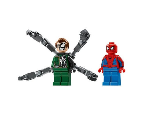 Конструктор LEGO Super Heroes Погоня на мотоциклах Людина-Павук vs. Доктор Восьминіг 77 деталей (76275)