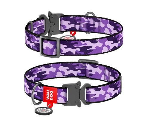Нашийник для тварин WAUDOG Nylon з QR паспортом 