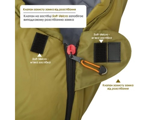 Спальний мішок Mousson RINGO R Olive (10163)