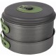 Набір туристичного посуду Bo-Camp Explorer 4 Pieces 21 Hard Anodized Grey/Green (2200241)