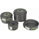 Набір туристичного посуду Bo-Camp Explorer 4 Pieces 21 Hard Anodized Grey/Green (2200241)
