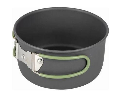 Набір туристичного посуду Bo-Camp Explorer 4 Pieces 21 Hard Anodized Grey/Green (2200241)