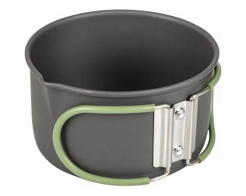 Набір туристичного посуду Bo-Camp Explorer 4 Pieces 21 Hard Anodized Grey/Green (2200241)