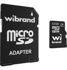Карта пам'яті Wibrand 32GB microSD class 10 UHS-I (WICDHU1/32GB-A)
