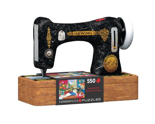 Пазл Eurographics Швейна машинка подарункова коробка 550 елементів (8551-5861) Пазл Eurographics Швейна машинка подарункова коробка 550 елементів (8551-5861)