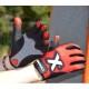 Рукавички для фітнесу MadMax MXG-101 X Gloves Black/Grey/Red S (MXG-101-RED_S)