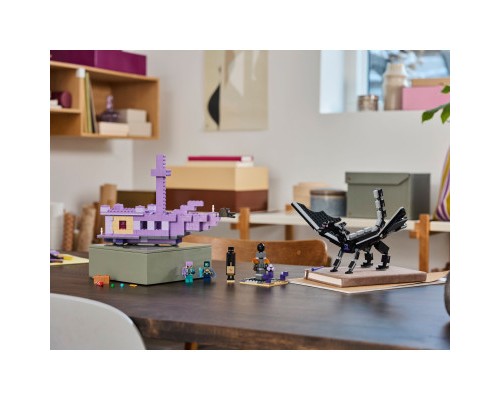 Конструктор LEGO Minecraft Дракон Енду і Корабель Краю (21264)