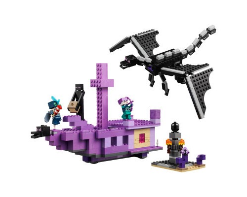 Конструктор LEGO Minecraft Дракон Енду і Корабель Краю (21264)