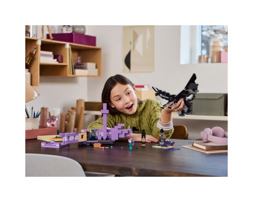 Конструктор LEGO Minecraft Дракон Енду і Корабель Краю (21264)