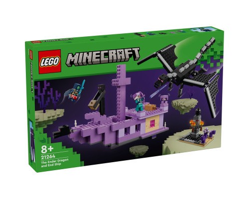 Конструктор LEGO Minecraft Дракон Енду і Корабель Краю (21264)