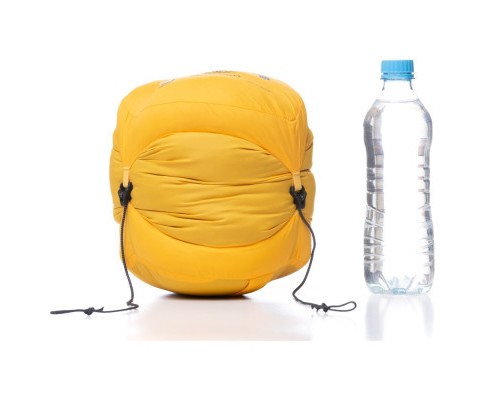 Спальний мішок Turbat Nox пуховий 250 grey/cheddar orange 185 см (012.005.0396)