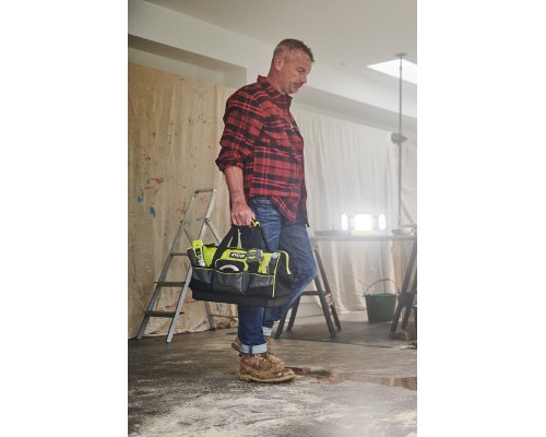 Сумка для інструмента Ryobi RSSSTB1, 22л, жорстка конструкція, поліестер, 20.5х38х29см (5132005338)