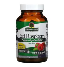 Трави Nature's Answer Червона малина, 950 мг, Red Raspberry, 90 вегетаріанських капсул (NTA-16318)