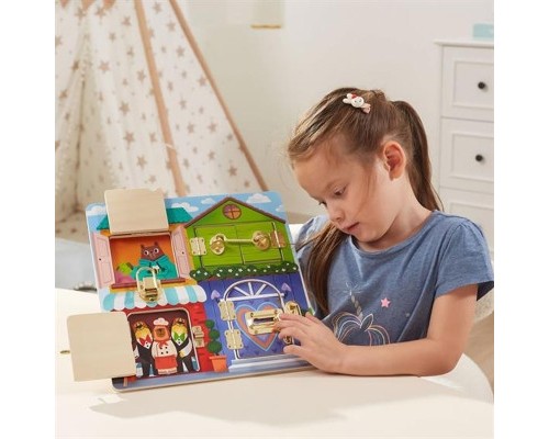 Розвиваюча іграшка Viga Toys Бізіборд PolarB Будиночок (44653)