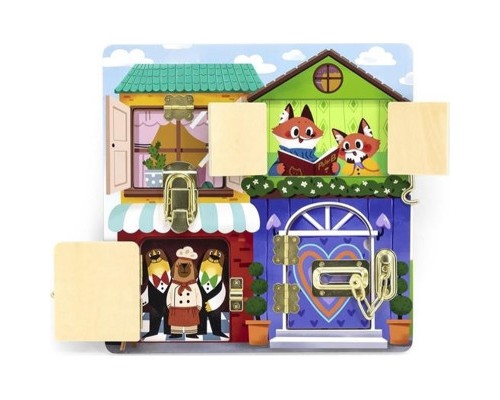 Розвиваюча іграшка Viga Toys Бізіборд PolarB Будиночок (44653)