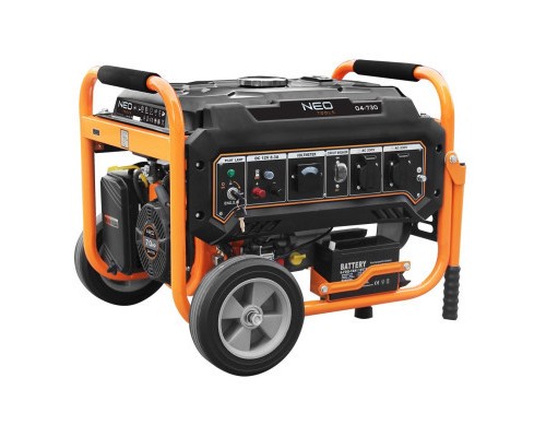 Генератор Neo Tools 230V, 1 фаза, 2.8/3kW, електростарт, AVR (04-730)