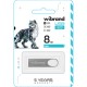 USB флеш накопичувач Wibrand 8GB Irbis Silver USB 2.0 (WI2.0/IR8U3S) 