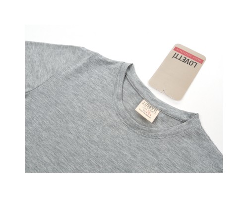 Футболка дитяча Lovetti базова (3030-134-gray)