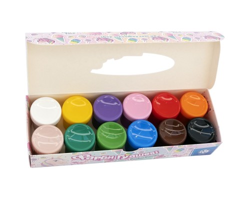 Гуашеві фарби Школярик Unicorn 12 кольорів по 20 мл (301221008-UA)