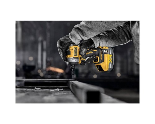 Шуруповерт DeWALT ударний, 18 В XR Li-lon, безщітковий, 282 Нм (Без АКБ та ЗП) (DCF860N)