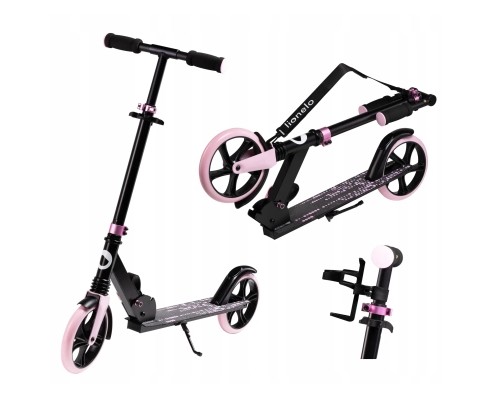 Самокат Lionelo Luca Black Carbon Pink (LO-LUCA BLACK CARBON PINK)