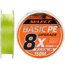 Шнур Select Basic PE 8x 150m Light Green 1.5/0.18mm 22lb/10kg (1870.31.41)