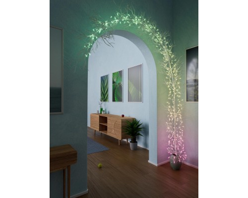Гірлянда Twinkly Smart LED Strings USB 100 Candle-shaped RGB LEDs, Green Wire, USB-C, 6м (TWKC100RGB-G)