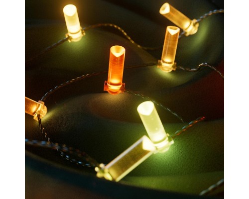 Гірлянда Twinkly Smart LED Strings USB 100 Candle-shaped RGB LEDs, Green Wire, USB-C, 6м (TWKC100RGB-G)