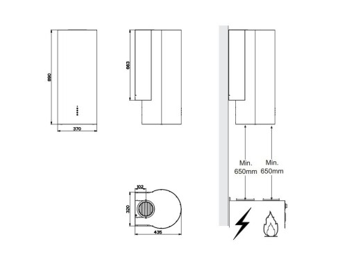 Витяжка кухонна Faber Eclipse Ev8 Led X A37 (335.0538.983)