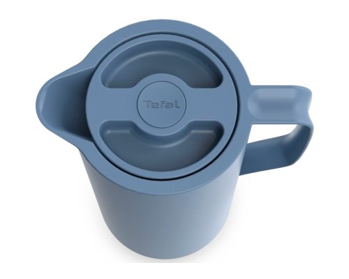 Термос Tefal Motiva, 1л, пластик, скло, блакитний (N4170310)