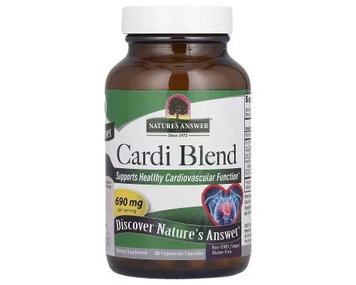 Вітамінно-мінеральний комплекс Nature's Answer Кардіо-комплекс, підтримка серцево-судинної системи (NTA-16538)