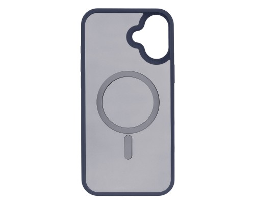 Чохол до мобільного телефона 2E iPhone 16 Plus Soft Touch MagSafe Cover dark blue (2E-IPH-16PL-OCLS-DB)