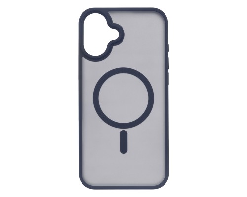 Чохол до мобільного телефона 2E iPhone 16 Plus Soft Touch MagSafe Cover dark blue (2E-IPH-16PL-OCLS-DB)