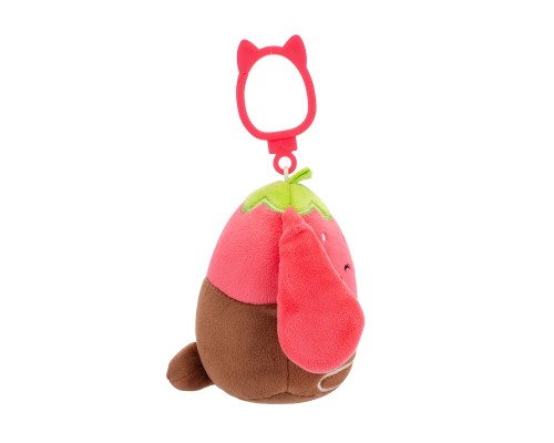 Брелок Squishmallows на кліпсі – Кролик Гунда 9 см (SQCP00464)