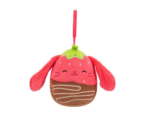 Брелок Squishmallows на кліпсі – Кролик Гунда 9 см (SQCP00464)