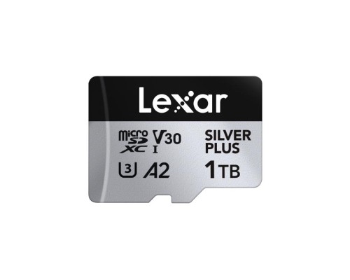 Карта пам'яті Lexar 1TB microSDXC class 10 UHS-I U3 V30 A2 Professional Silver (LMSSIPL001T-BNANG) Карта пам'яті Lexar 1TB microSDXC class 10 UHS-I U3 V30 A2 Professional Silver (LMSSIPL001T-BNANG)