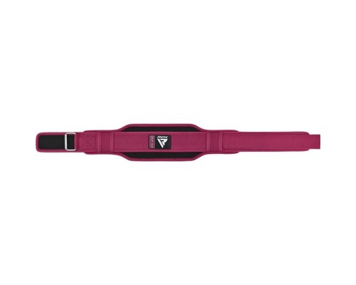 Атлетичний пояс RDX RX5 Double Belt неопреновий Pink XS (WBD-RX5P-XS)