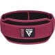 Атлетичний пояс RDX RX5 Double Belt неопреновий Pink XS (WBD-RX5P-XS)