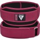 Атлетичний пояс RDX RX5 Double Belt неопреновий Pink XS (WBD-RX5P-XS)