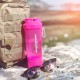 Шейкер спортивний SmartShake Slim 500ml Neon Pink (10253201)