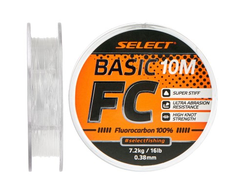 Флюорокарбон Select Флюорокарбон Select Basic FC 10m 0.24mm 6lb/2.9kg (1870.64.14)