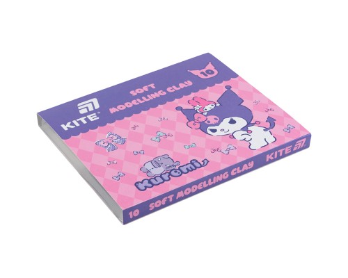Пластилін Kite Kuromi восковий, 10 кольорів, 200 г (HK24-084)