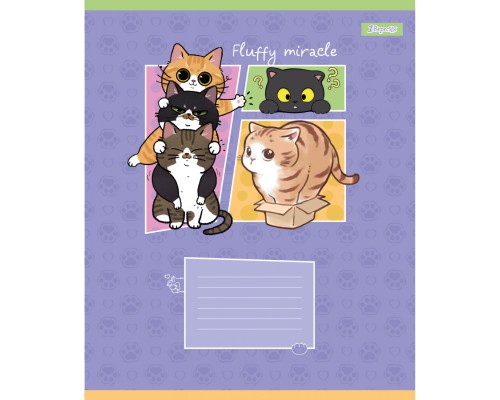 Зошит 1 вересня Fluffy miracle А5 18 аркушів лінія (768162)