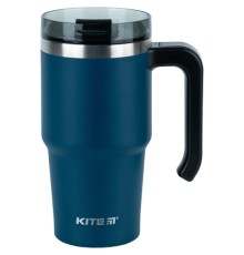 Термокружка Kite з ручкою 600 мл смарагдова (K24-1207-2)