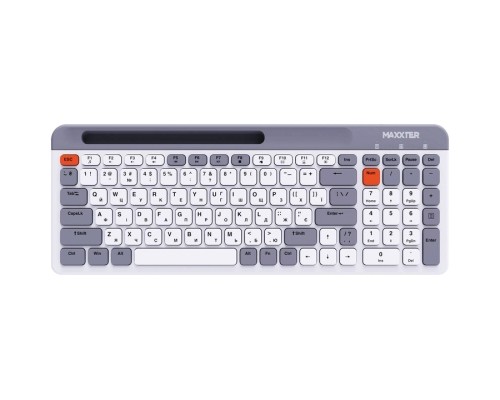 Клавіатура Maxxter KBW-02G-UA Wireless Grey (KBW-02G-UA)
