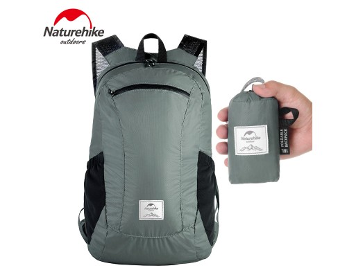 Рюкзак туристичний Naturehike Ultralight NH17A012-B, 18 л, чорний (6927595718674)