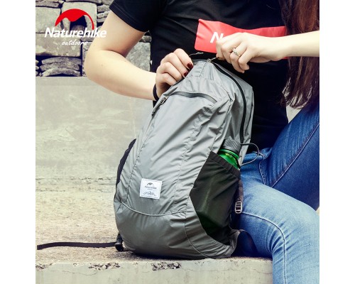 Рюкзак туристичний Naturehike Ultralight NH17A012-B, 18 л, чорний (6927595718674)