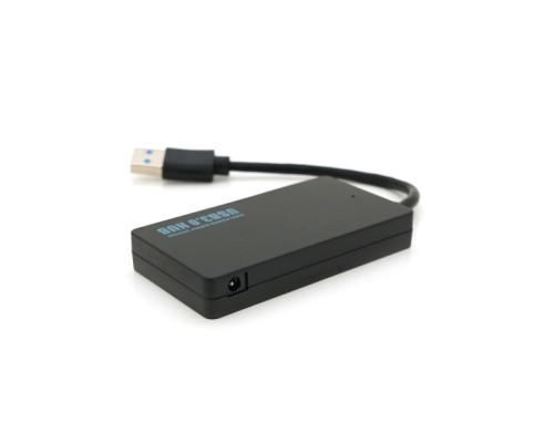Концентратор Voltronic USB 3.0 to 4xUSB 0.14m flat black (YT-3HF4/2TB)