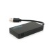 Концентратор Voltronic USB 3.0 to 4xUSB 0.14m flat black (YT-3HF4/2TB)