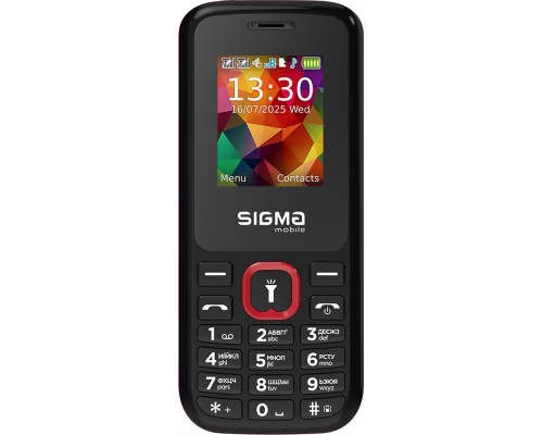 Мобільний телефон Sigma X-style 171 MINI Track Black-Red (4827798813744)